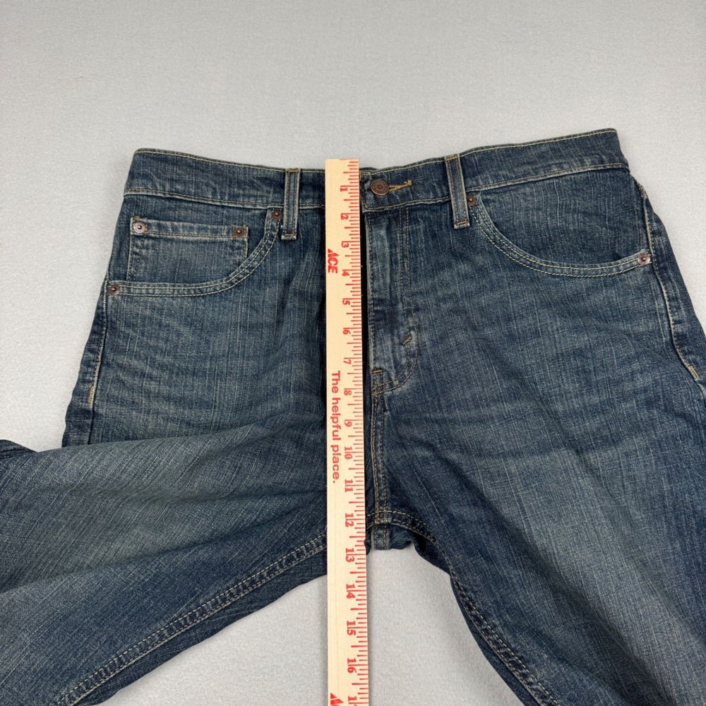 Signature Levi Strauss Gold Mens 34x30 Bootcut Jeans Blue Denim Western Cowboy - Picture 7 of 10